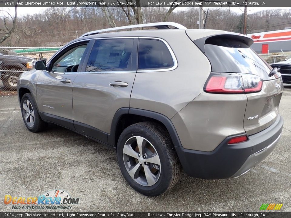 2020 Jeep Cherokee Limited 4x4 Light Brownstone Pearl / Ski Gray/Black Photo #10