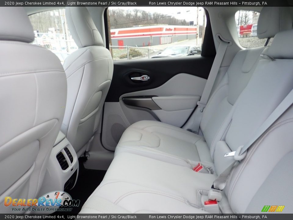 2020 Jeep Cherokee Limited 4x4 Light Brownstone Pearl / Ski Gray/Black Photo #14