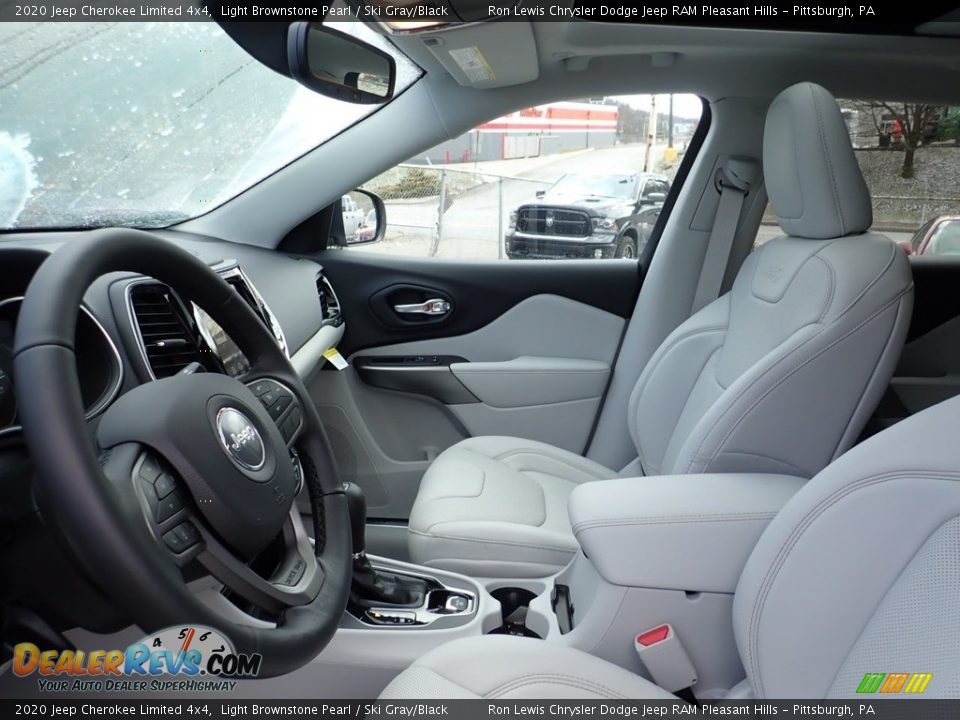2020 Jeep Cherokee Limited 4x4 Light Brownstone Pearl / Ski Gray/Black Photo #15