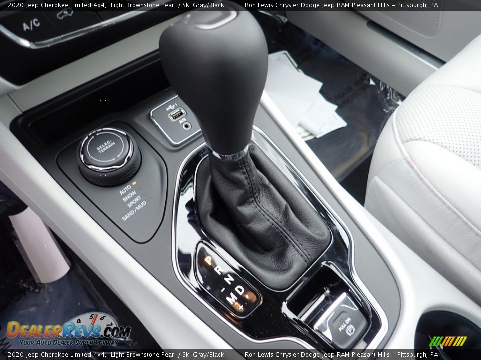 2020 Jeep Cherokee Limited 4x4 Light Brownstone Pearl / Ski Gray/Black Photo #18