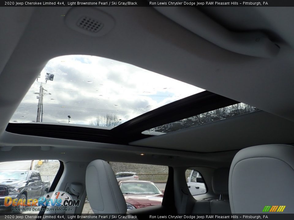 2020 Jeep Cherokee Limited 4x4 Light Brownstone Pearl / Ski Gray/Black Photo #19