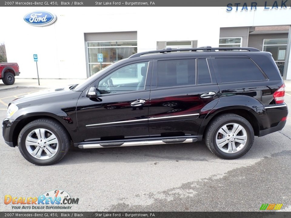 2007 Mercedes-Benz GL 450 Black / Black Photo #2