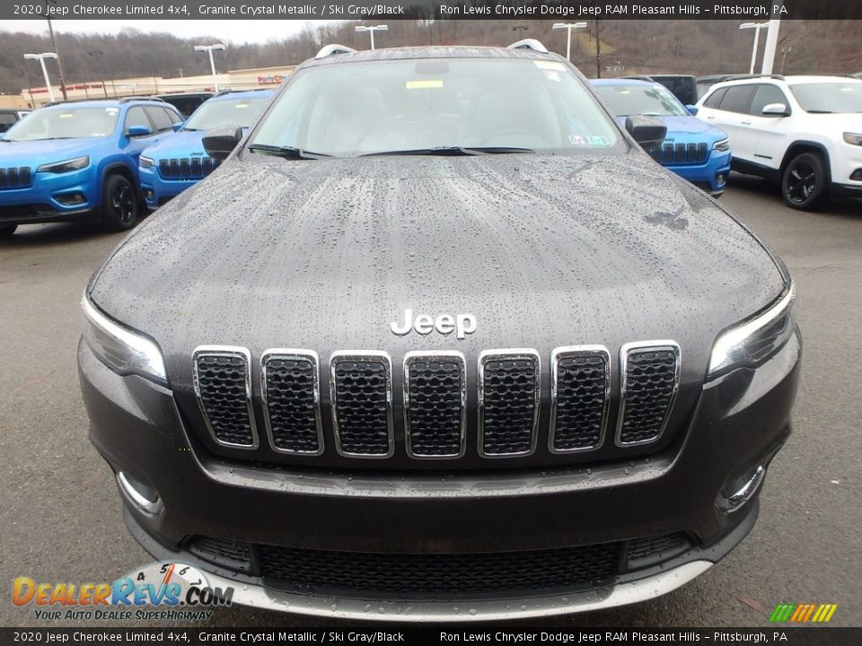 2020 Jeep Cherokee Limited 4x4 Granite Crystal Metallic / Ski Gray/Black Photo #9