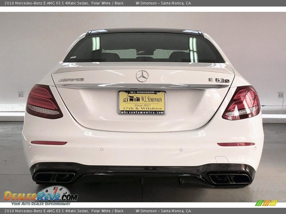 2019 Mercedes-Benz E AMG 63 S 4Matic Sedan Polar White / Black Photo #3