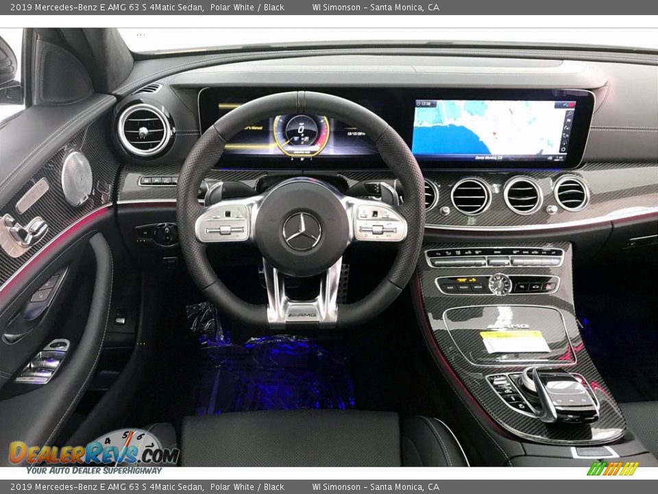 2019 Mercedes-Benz E AMG 63 S 4Matic Sedan Polar White / Black Photo #4