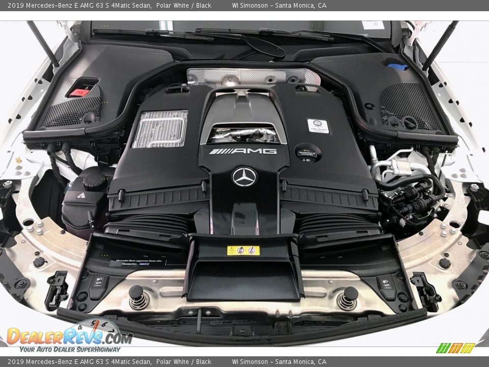 2019 Mercedes-Benz E AMG 63 S 4Matic Sedan Polar White / Black Photo #9