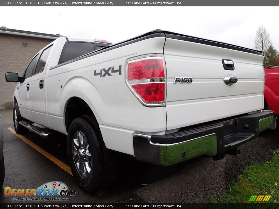 2013 Ford F150 XLT SuperCrew 4x4 Oxford White / Steel Gray Photo #2