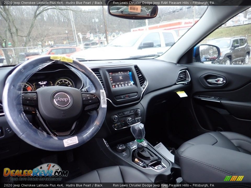 2020 Jeep Cherokee Latitude Plus 4x4 Hydro Blue Pearl / Black Photo #13