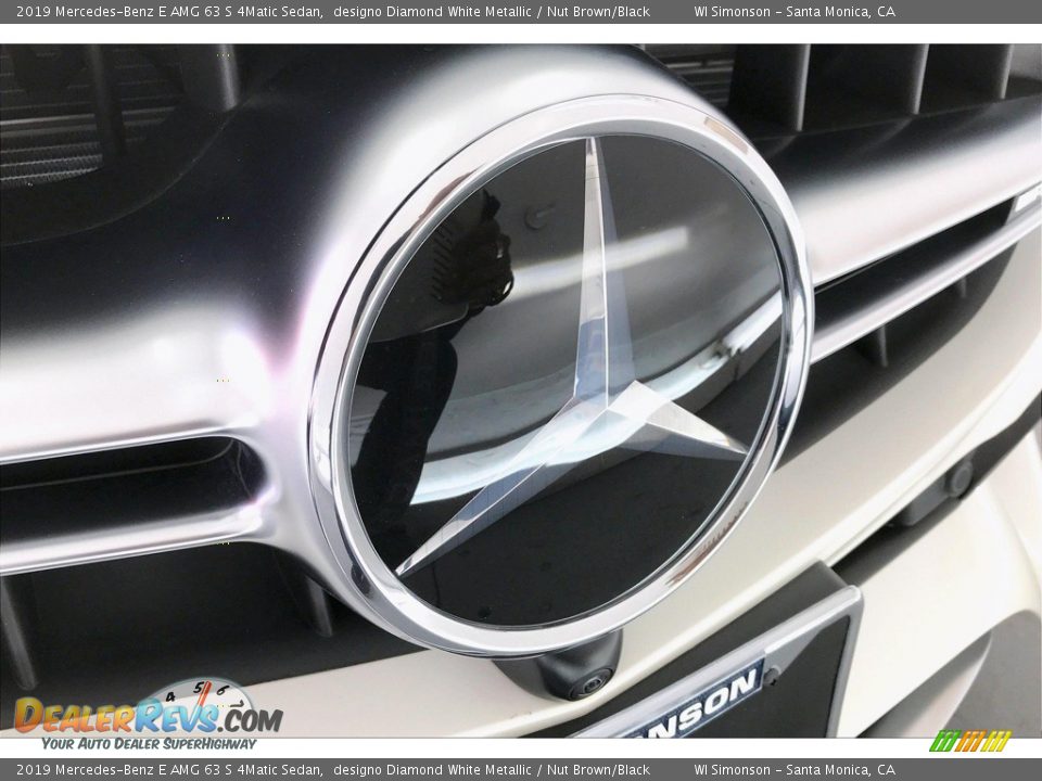 2019 Mercedes-Benz E AMG 63 S 4Matic Sedan designo Diamond White Metallic / Nut Brown/Black Photo #33