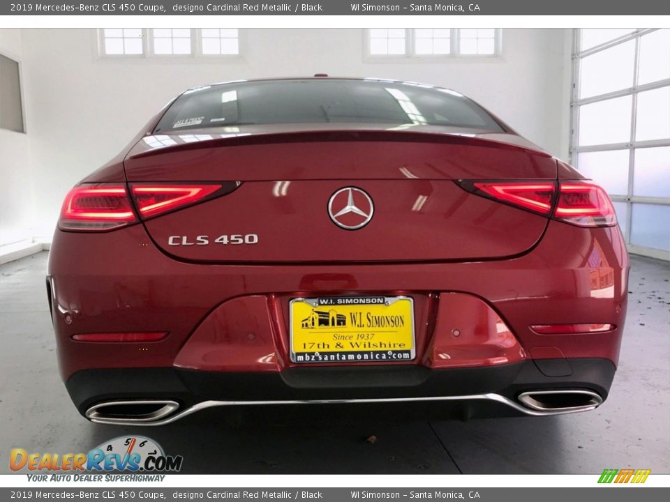 2019 Mercedes-Benz CLS 450 Coupe designo Cardinal Red Metallic / Black Photo #3