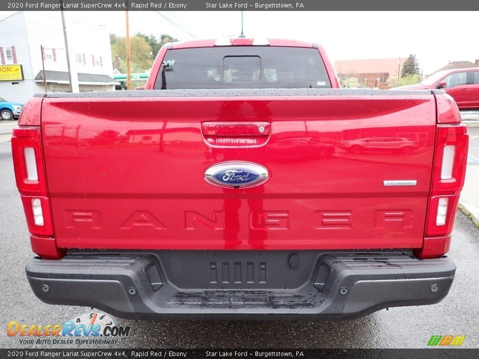 2020 Ford Ranger Lariat SuperCrew 4x4 Rapid Red / Ebony Photo #4