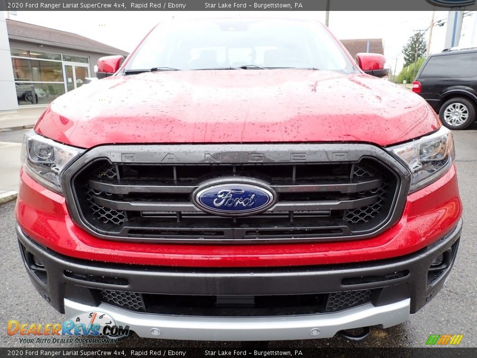 2020 Ford Ranger Lariat SuperCrew 4x4 Rapid Red / Ebony Photo #8