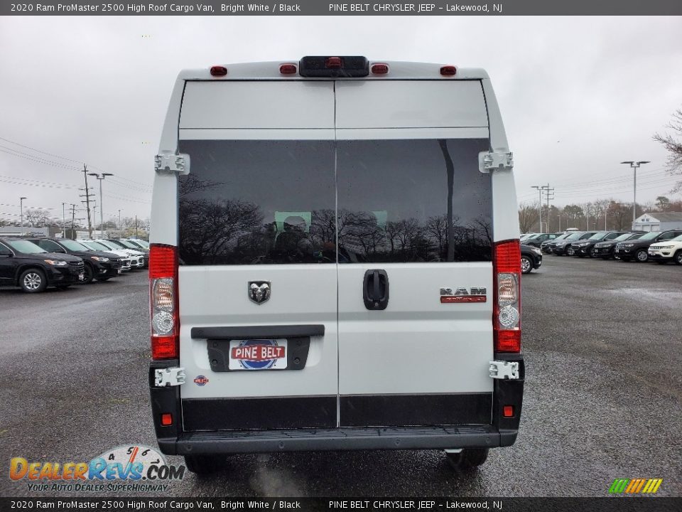 2020 Ram ProMaster 2500 High Roof Cargo Van Bright White / Black Photo #7
