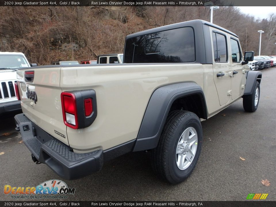 2020 Jeep Gladiator Sport 4x4 Gobi / Black Photo #6