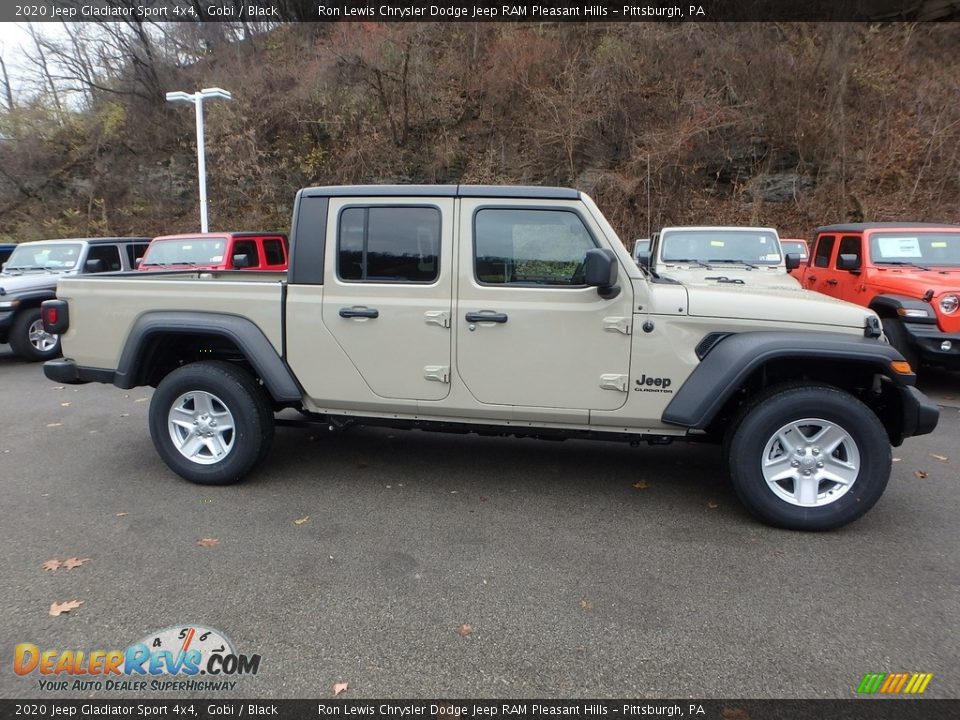 2020 Jeep Gladiator Sport 4x4 Gobi / Black Photo #7