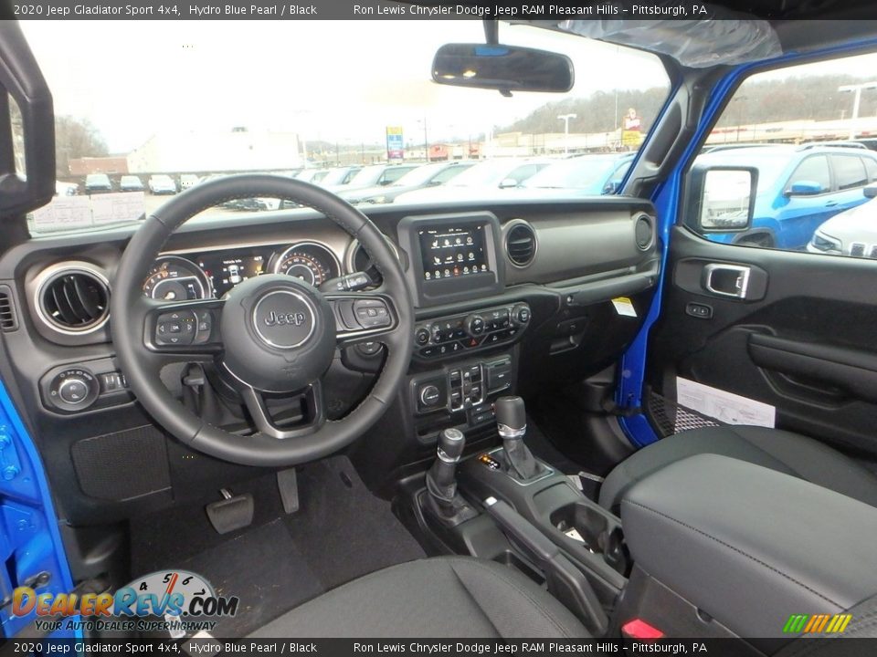 2020 Jeep Gladiator Sport 4x4 Hydro Blue Pearl / Black Photo #13