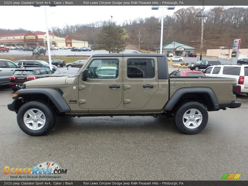 2020 Jeep Gladiator Sport 4x4 Gator / Black Photo #2