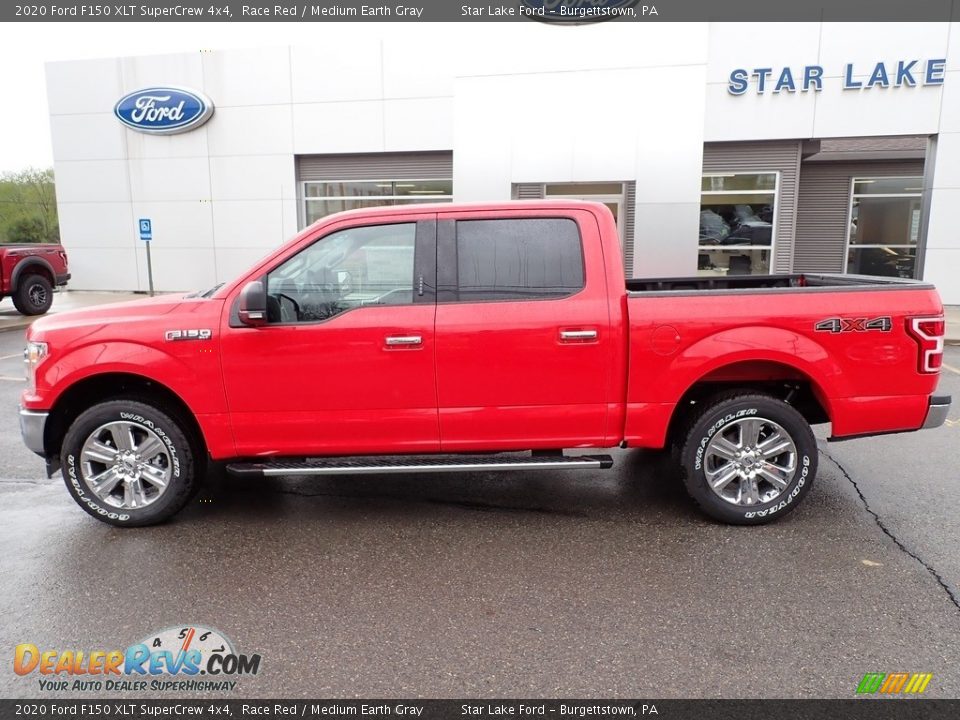 2020 Ford F150 XLT SuperCrew 4x4 Race Red / Medium Earth Gray Photo #2