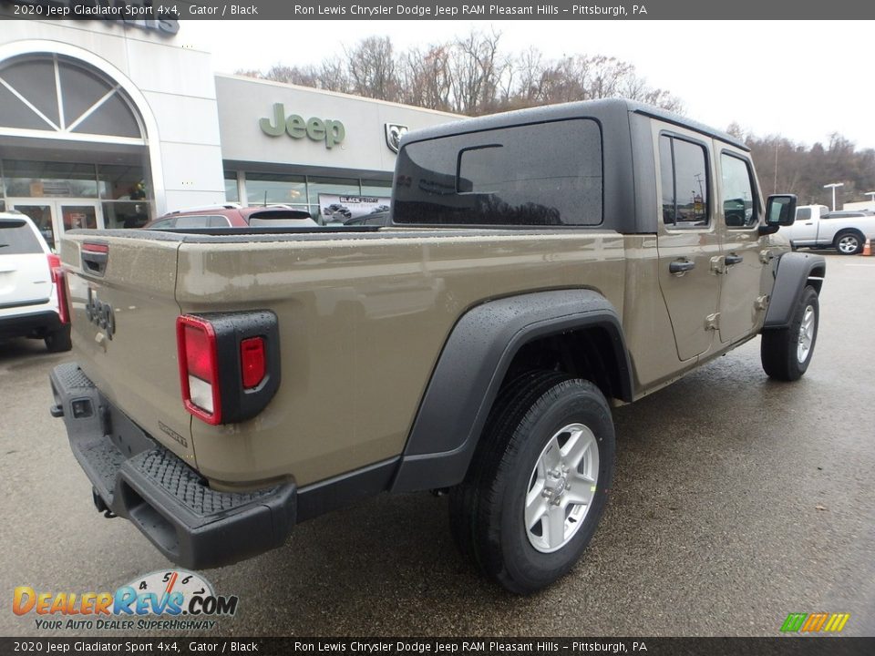 2020 Jeep Gladiator Sport 4x4 Gator / Black Photo #6