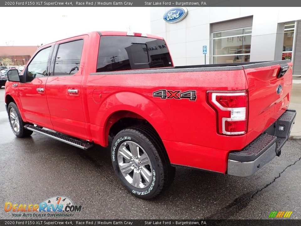 2020 Ford F150 XLT SuperCrew 4x4 Race Red / Medium Earth Gray Photo #3