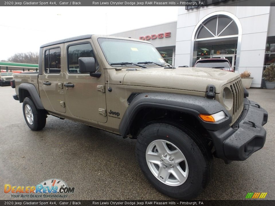 2020 Jeep Gladiator Sport 4x4 Gator / Black Photo #8