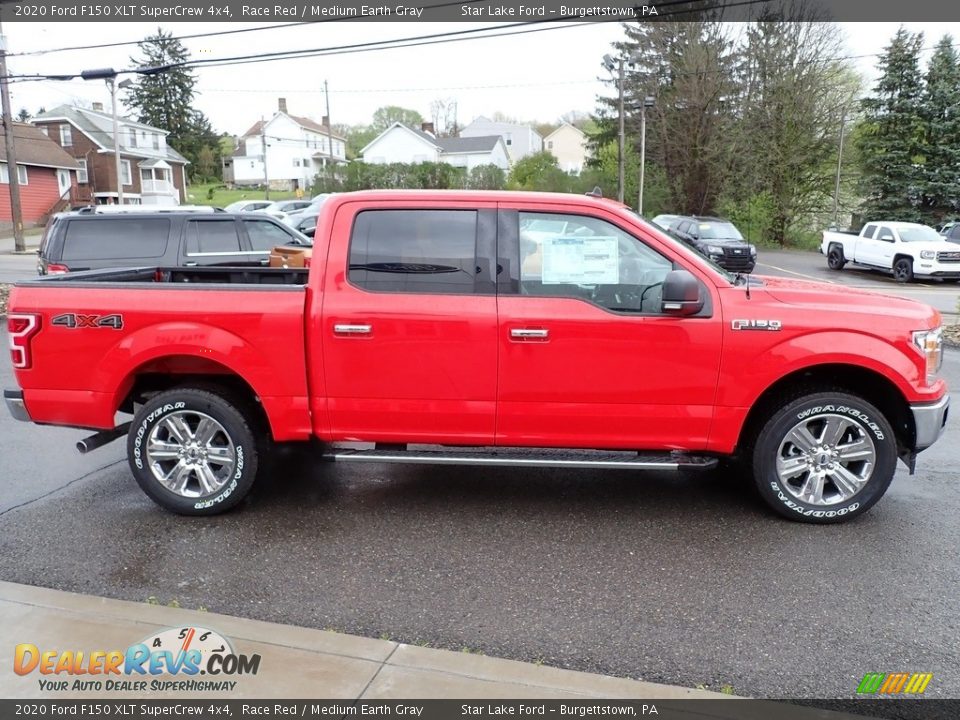 2020 Ford F150 XLT SuperCrew 4x4 Race Red / Medium Earth Gray Photo #6