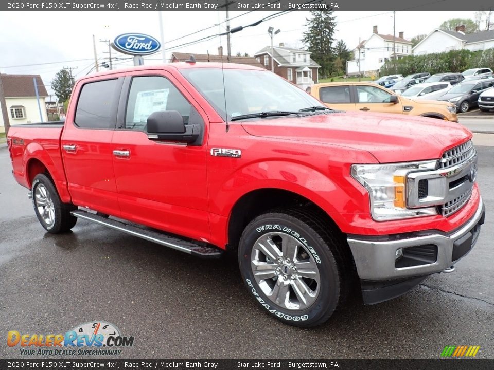2020 Ford F150 XLT SuperCrew 4x4 Race Red / Medium Earth Gray Photo #7