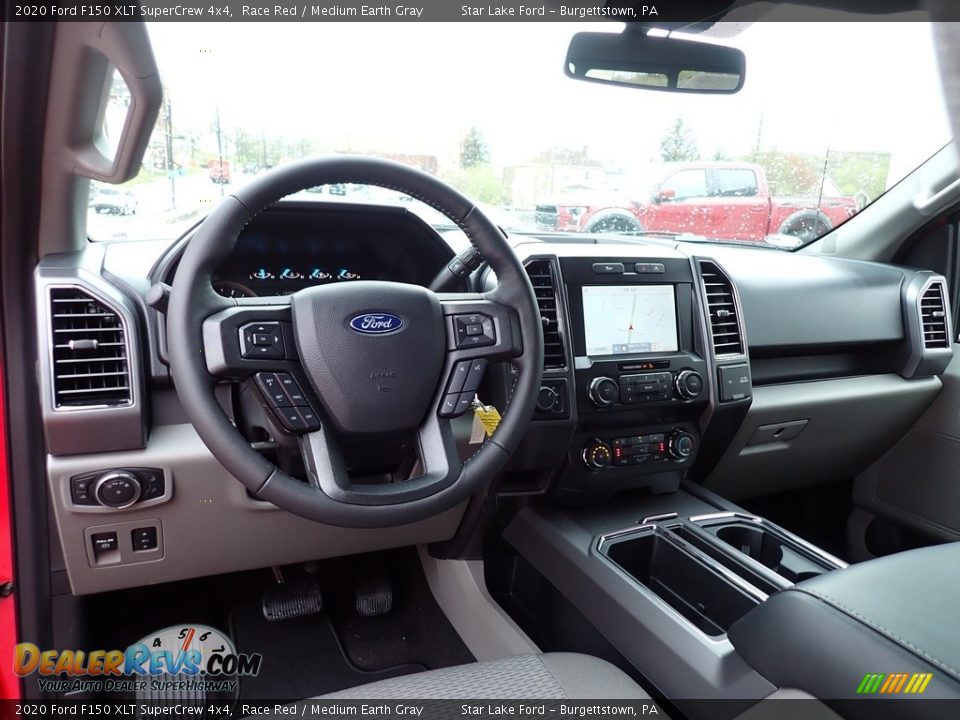 2020 Ford F150 XLT SuperCrew 4x4 Race Red / Medium Earth Gray Photo #13