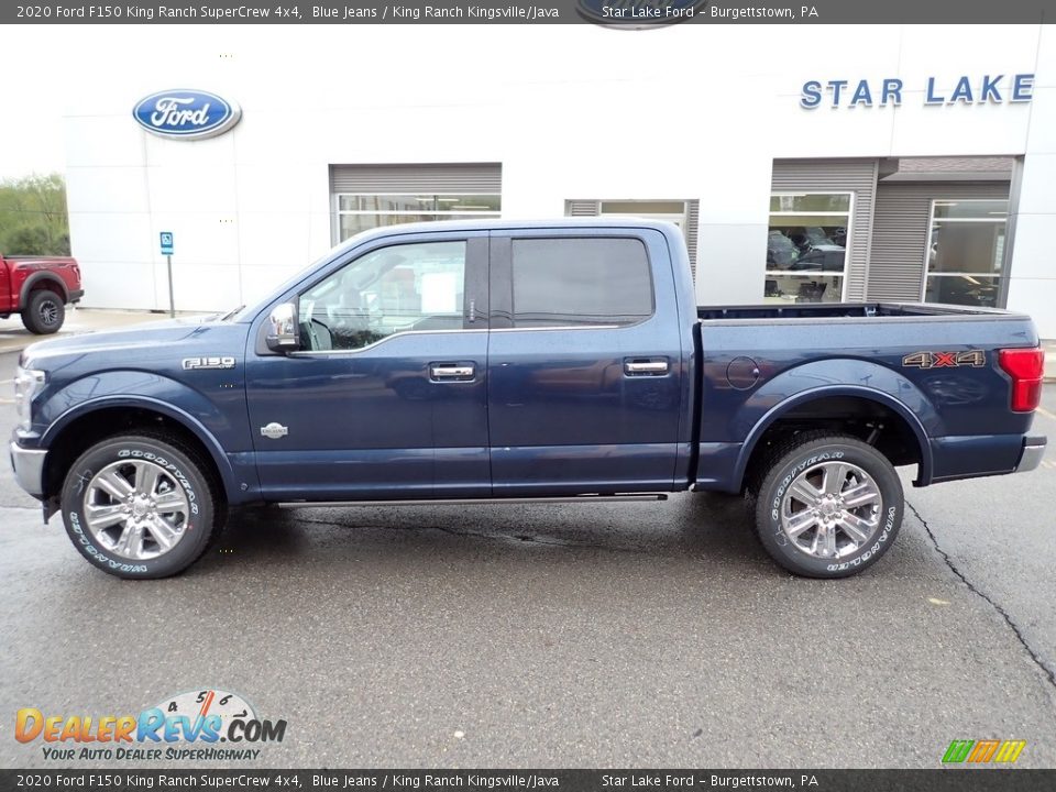 2020 Ford F150 King Ranch SuperCrew 4x4 Blue Jeans / King Ranch Kingsville/Java Photo #2