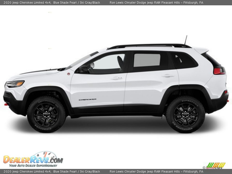 2020 Jeep Cherokee Limited 4x4 Blue Shade Pearl / Ski Gray/Black Photo #3