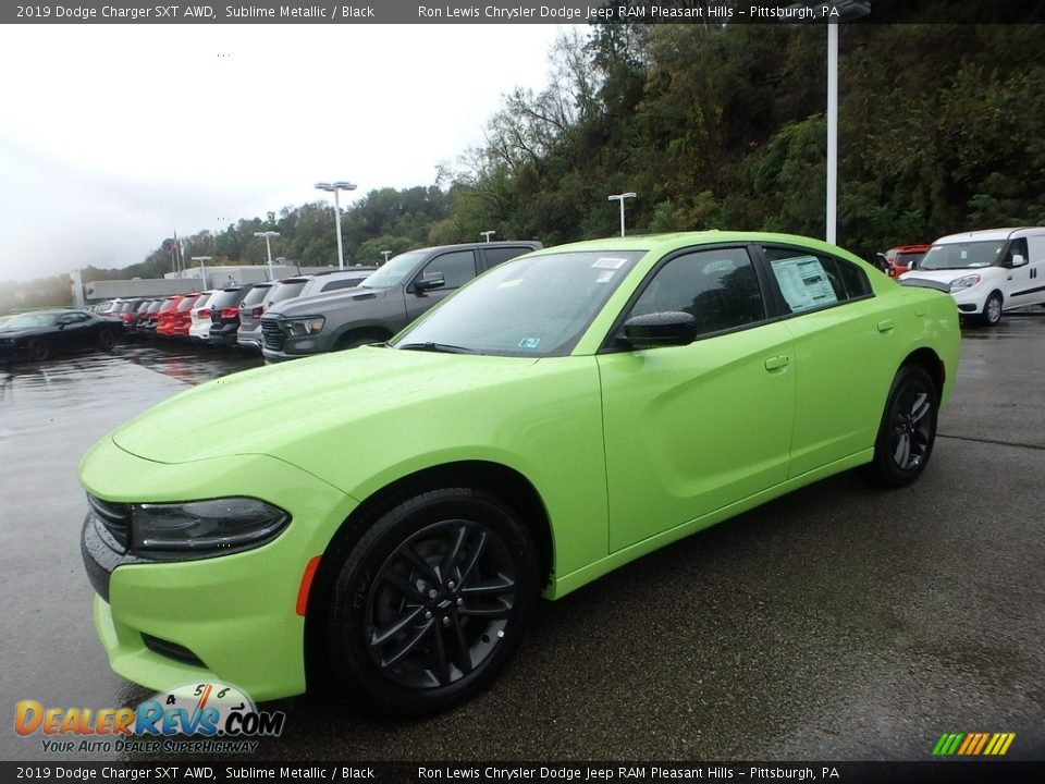 2019 Dodge Charger SXT AWD Sublime Metallic / Black Photo #1