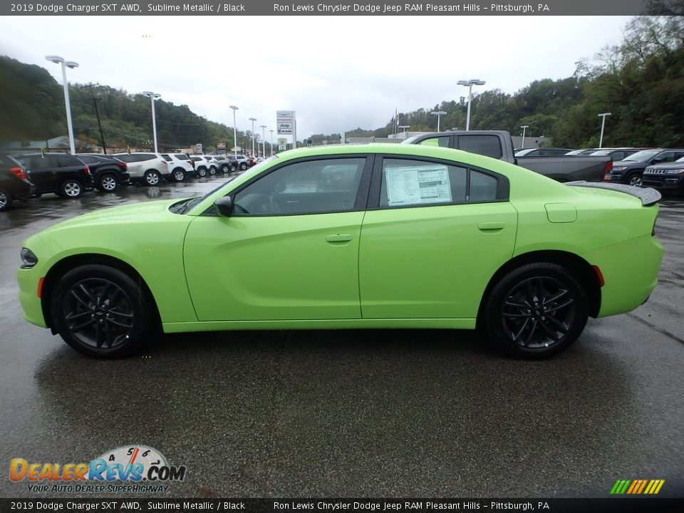 2019 Dodge Charger SXT AWD Sublime Metallic / Black Photo #2