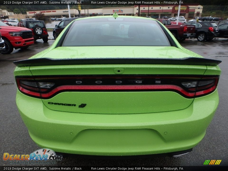 2019 Dodge Charger SXT AWD Sublime Metallic / Black Photo #4