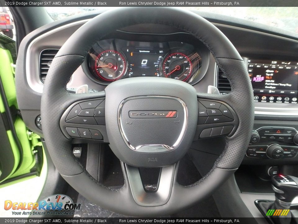 2019 Dodge Charger SXT AWD Sublime Metallic / Black Photo #18