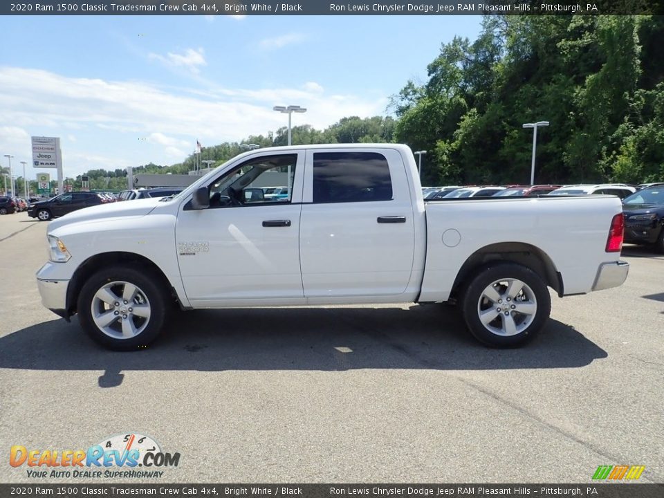 2020 Ram 1500 Classic Tradesman Crew Cab 4x4 Bright White / Black Photo #6