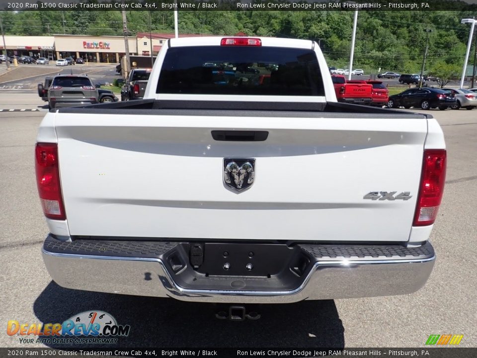 2020 Ram 1500 Classic Tradesman Crew Cab 4x4 Bright White / Black Photo #8