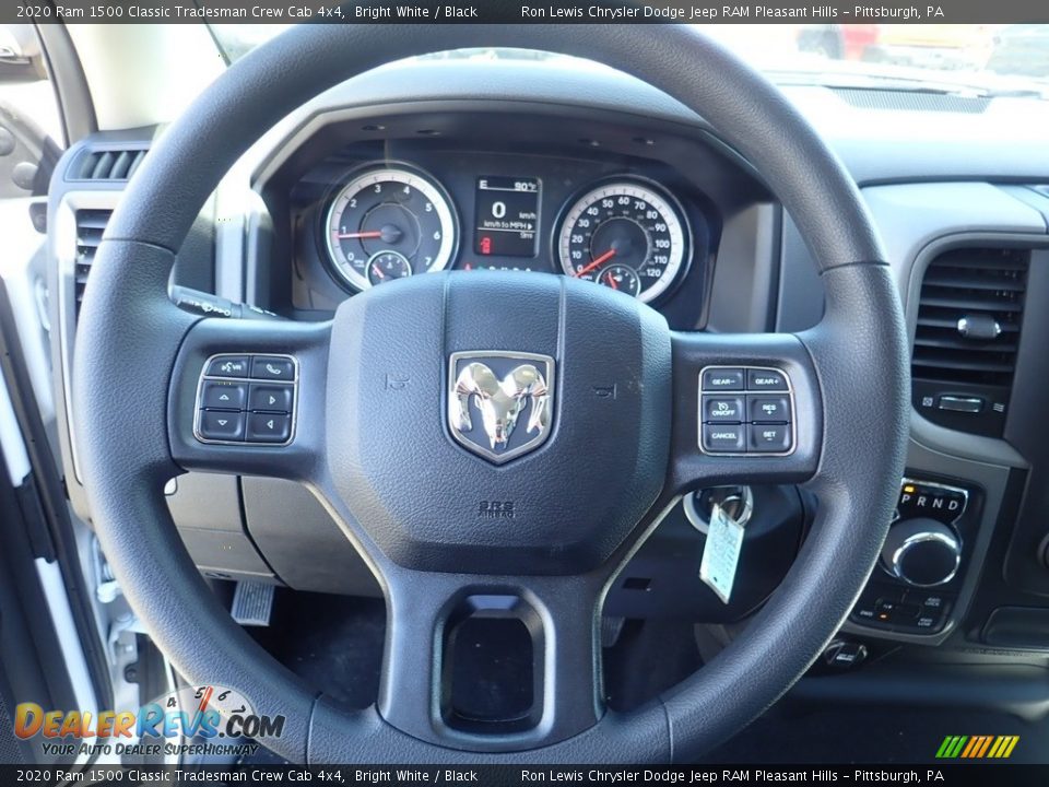 2020 Ram 1500 Classic Tradesman Crew Cab 4x4 Bright White / Black Photo #19