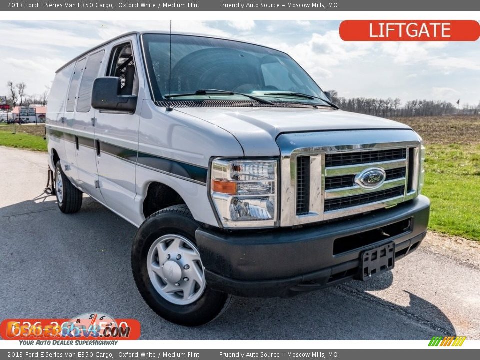 2013 Ford E Series Van E350 Cargo Oxford White / Medium Flint Photo #1