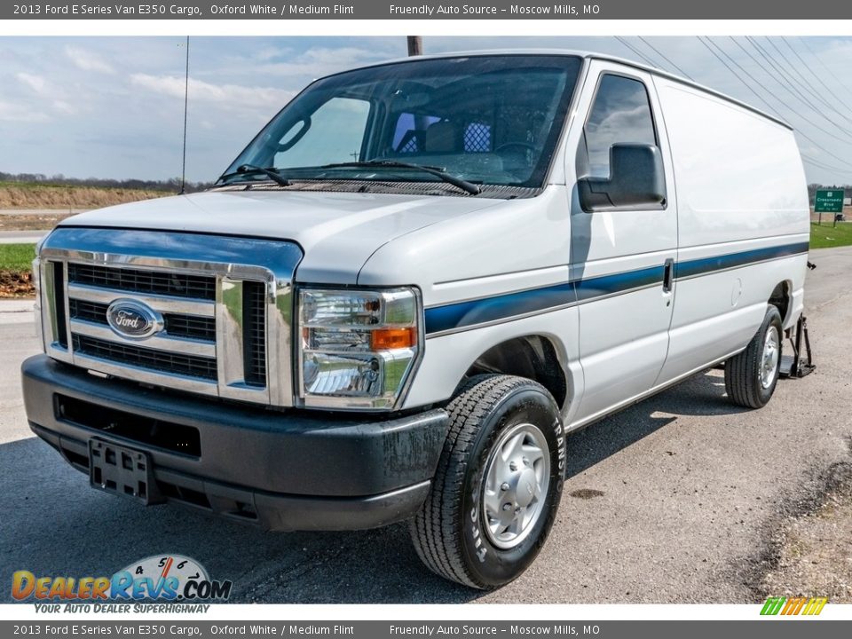 2013 Ford E Series Van E350 Cargo Oxford White / Medium Flint Photo #14