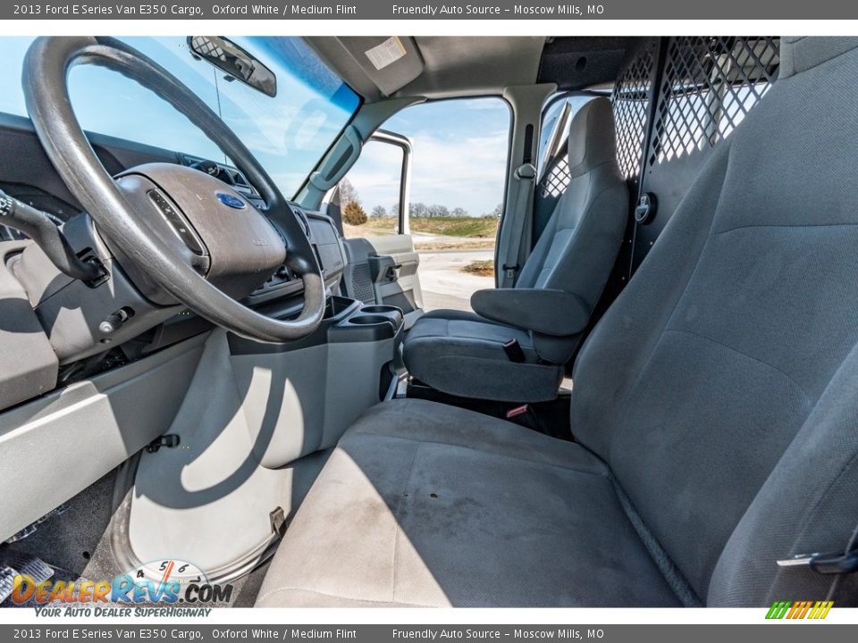 2013 Ford E Series Van E350 Cargo Oxford White / Medium Flint Photo #26