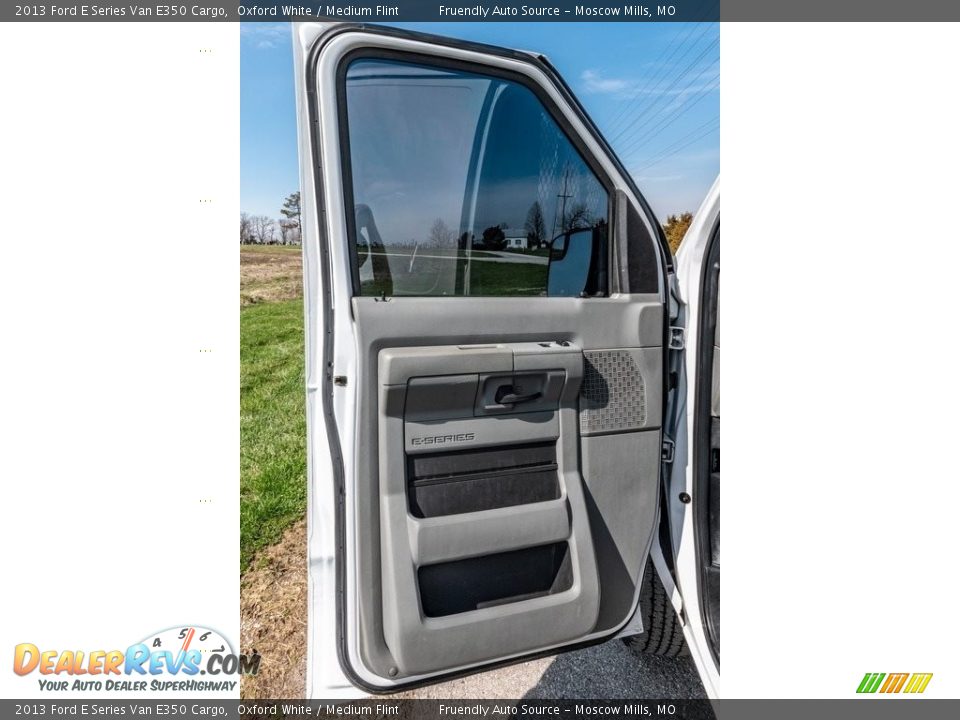 2013 Ford E Series Van E350 Cargo Oxford White / Medium Flint Photo #28