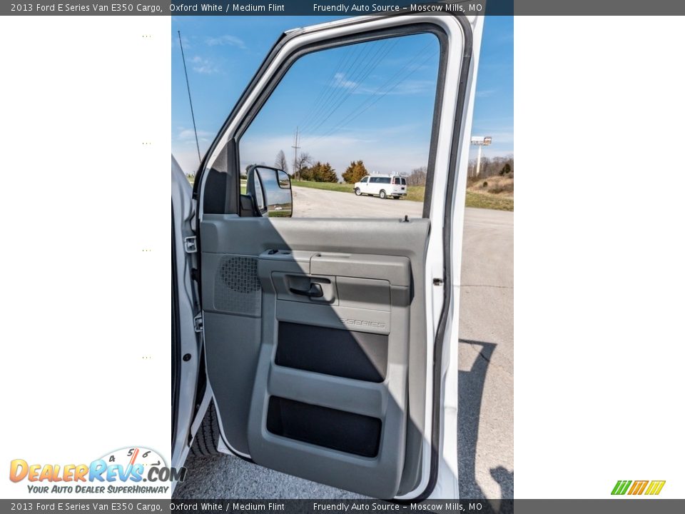 2013 Ford E Series Van E350 Cargo Oxford White / Medium Flint Photo #29