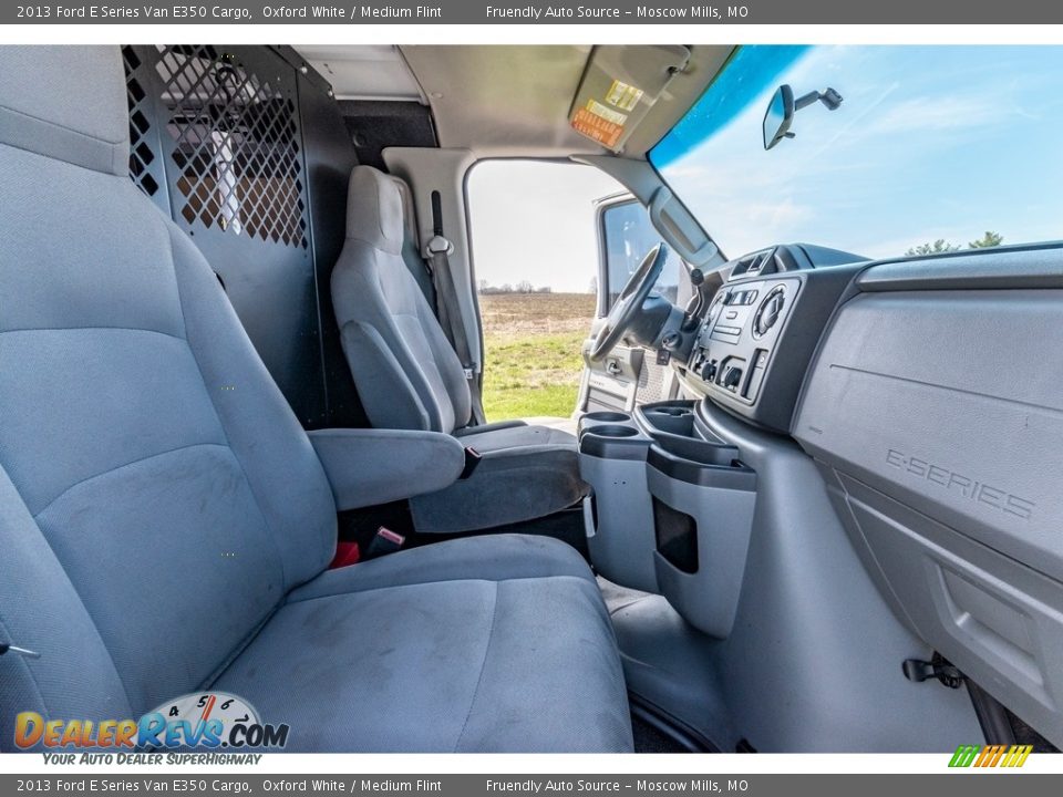 2013 Ford E Series Van E350 Cargo Oxford White / Medium Flint Photo #31