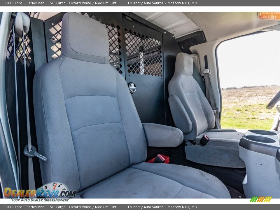 2013 Ford E Series Van E350 Cargo Oxford White / Medium Flint Photo #32