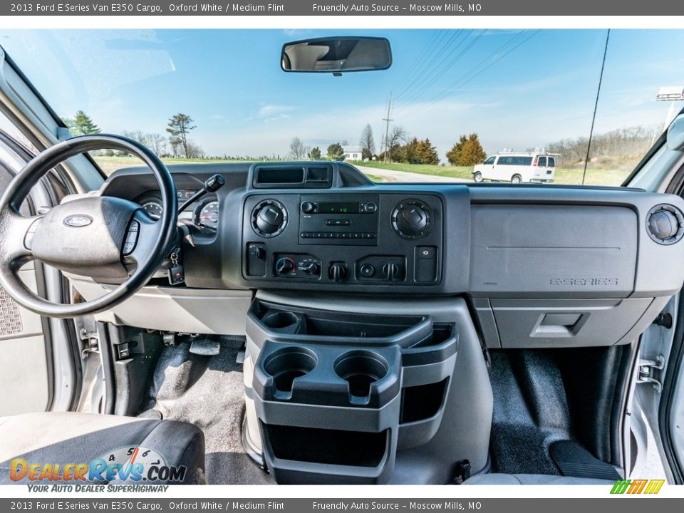 2013 Ford E Series Van E350 Cargo Oxford White / Medium Flint Photo #33