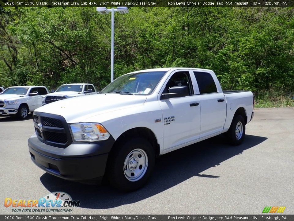 2020 Ram 1500 Classic Tradesman Crew Cab 4x4 Bright White / Black/Diesel Gray Photo #1