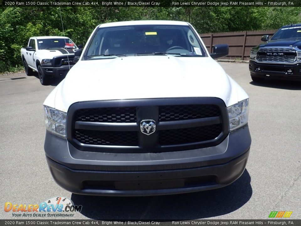 2020 Ram 1500 Classic Tradesman Crew Cab 4x4 Bright White / Black/Diesel Gray Photo #2