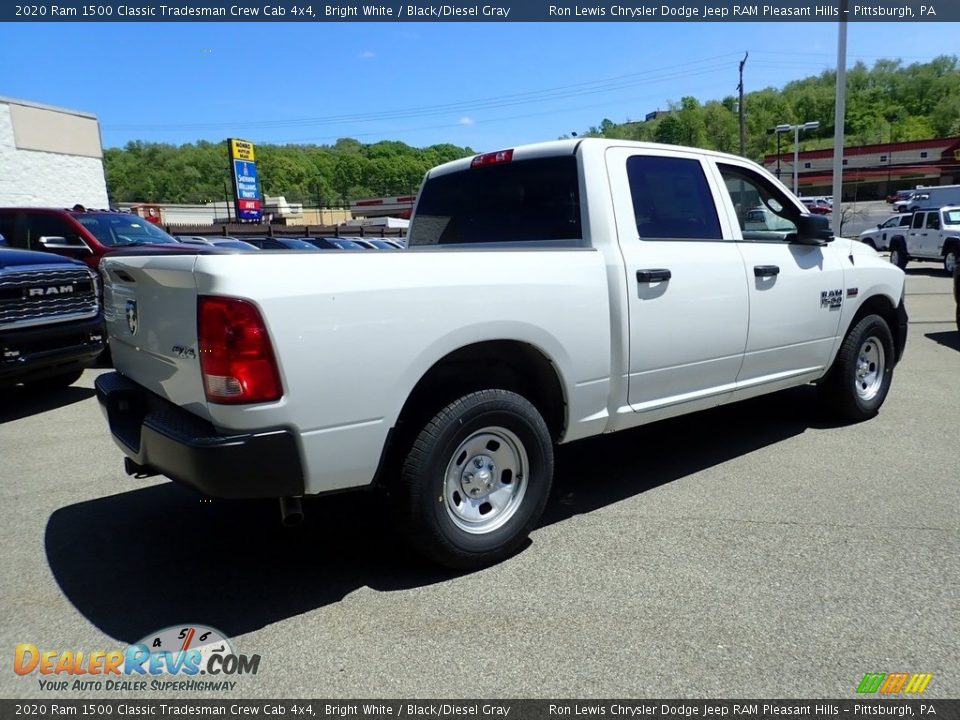 2020 Ram 1500 Classic Tradesman Crew Cab 4x4 Bright White / Black/Diesel Gray Photo #5