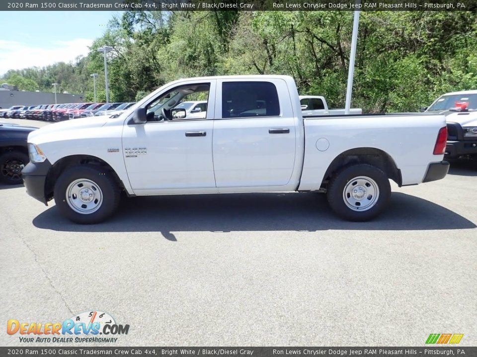 2020 Ram 1500 Classic Tradesman Crew Cab 4x4 Bright White / Black/Diesel Gray Photo #6