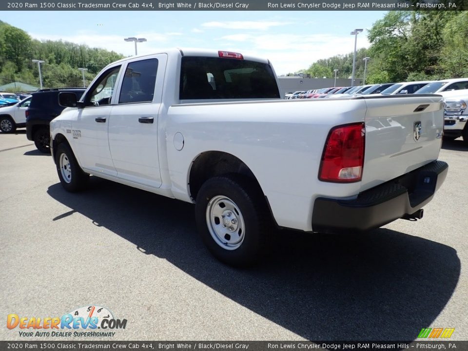 2020 Ram 1500 Classic Tradesman Crew Cab 4x4 Bright White / Black/Diesel Gray Photo #7